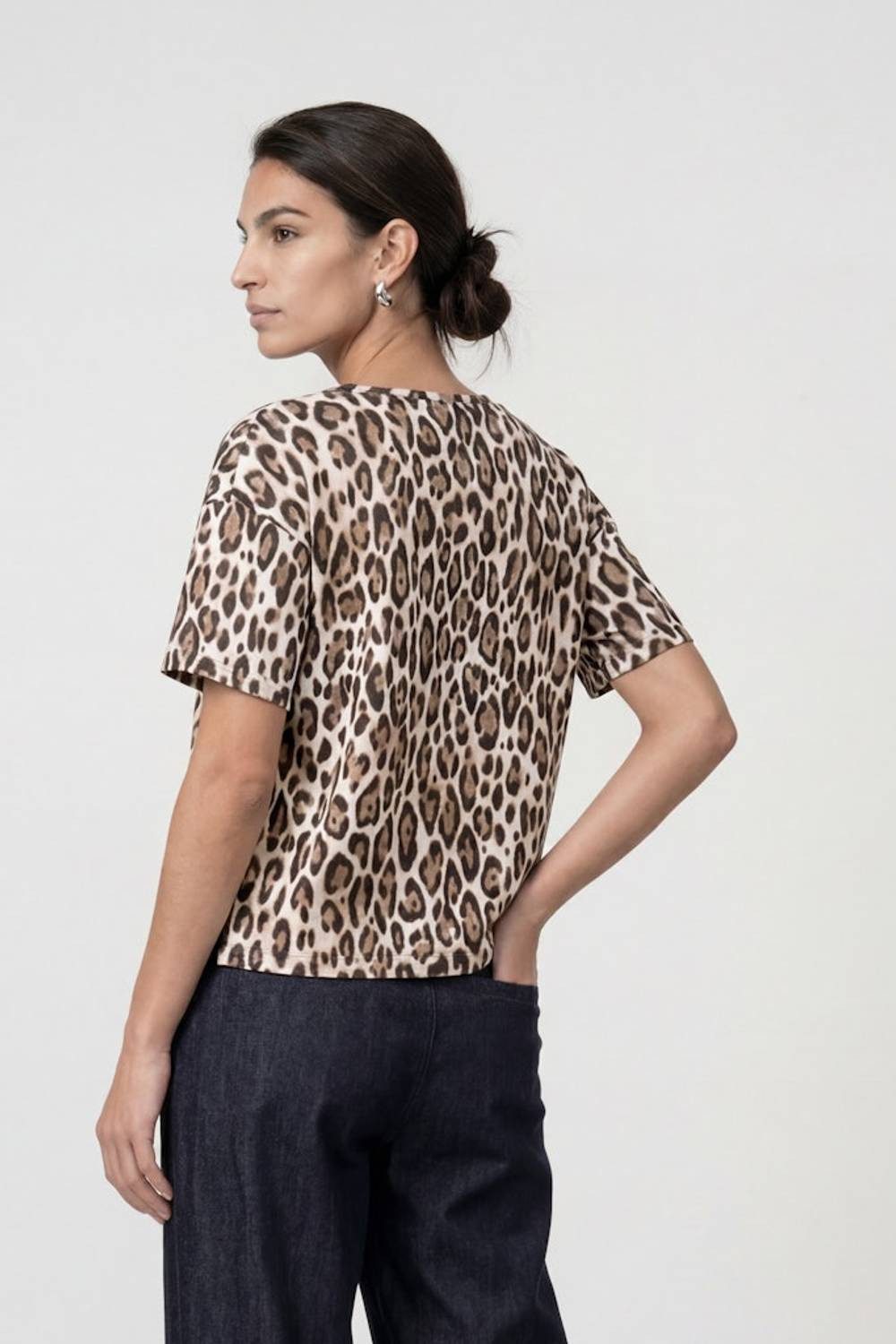 Monari T-Shirt 810133 modernem Leodruck – Bild 4 von 5