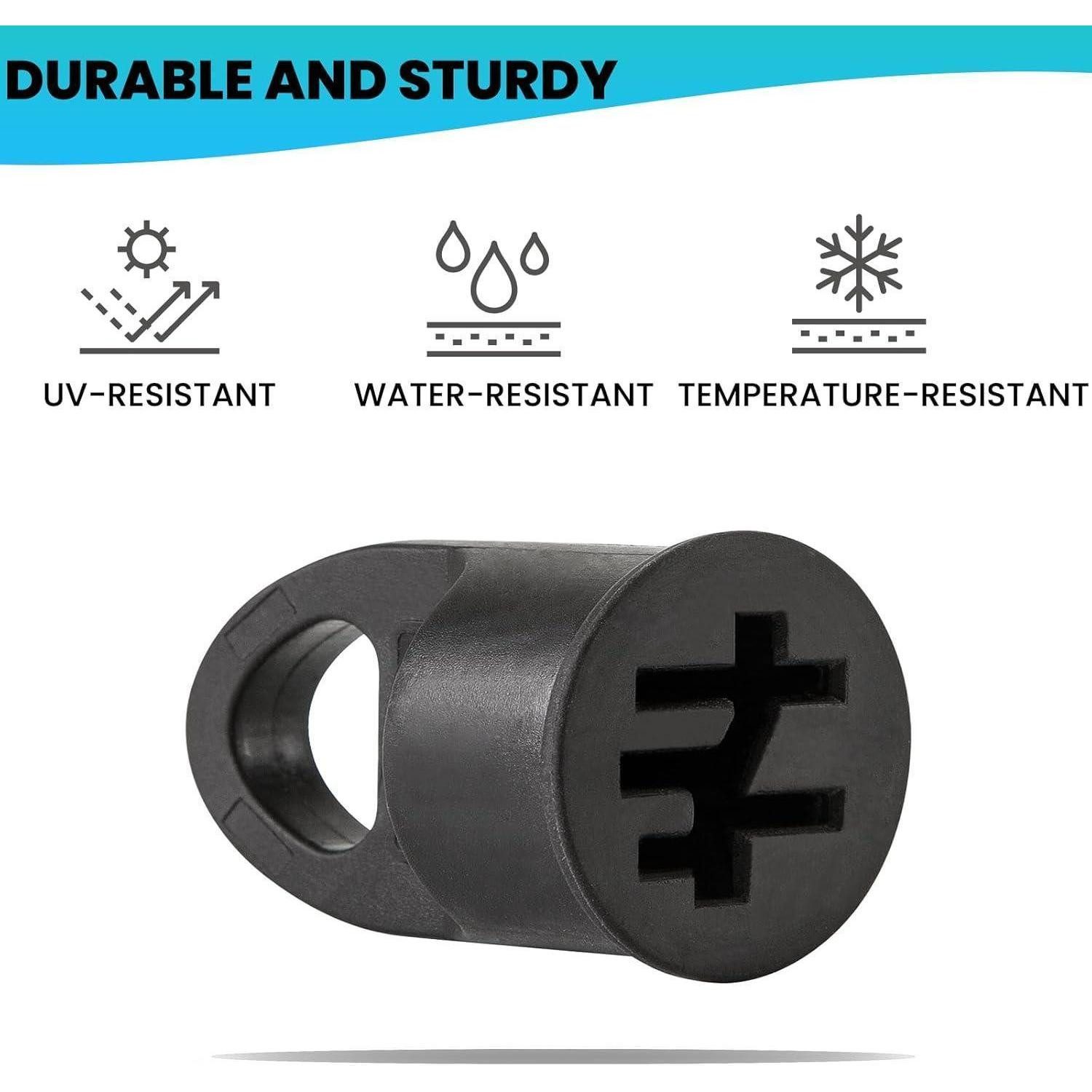 LuxusKollektion Akku-Schutzhülle Kontaktschutz Akku Abdeckung 750Wh 545Wh 725Wh 2er Schwarz-2er Pack