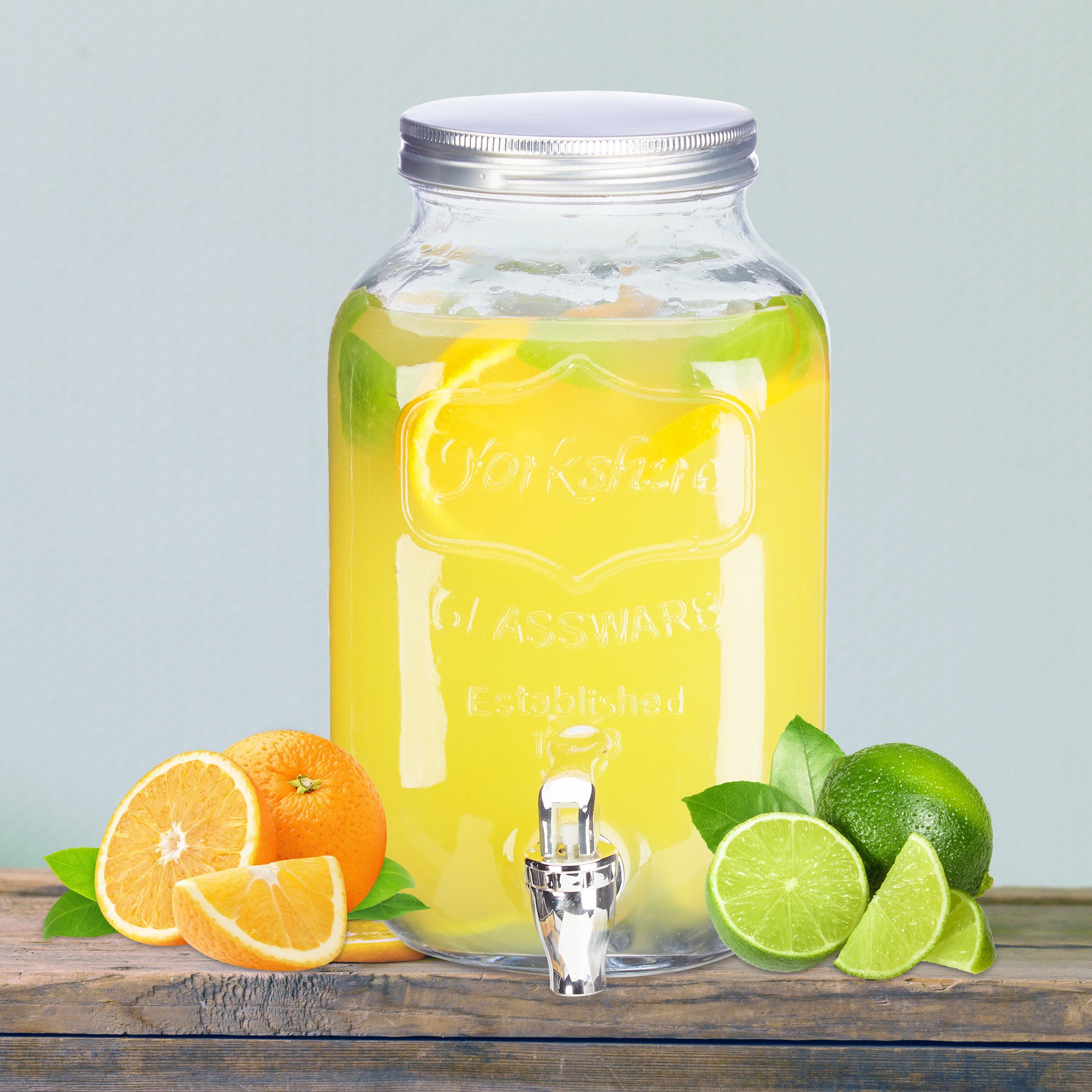 relaxdays Getränkespender 3,5 L