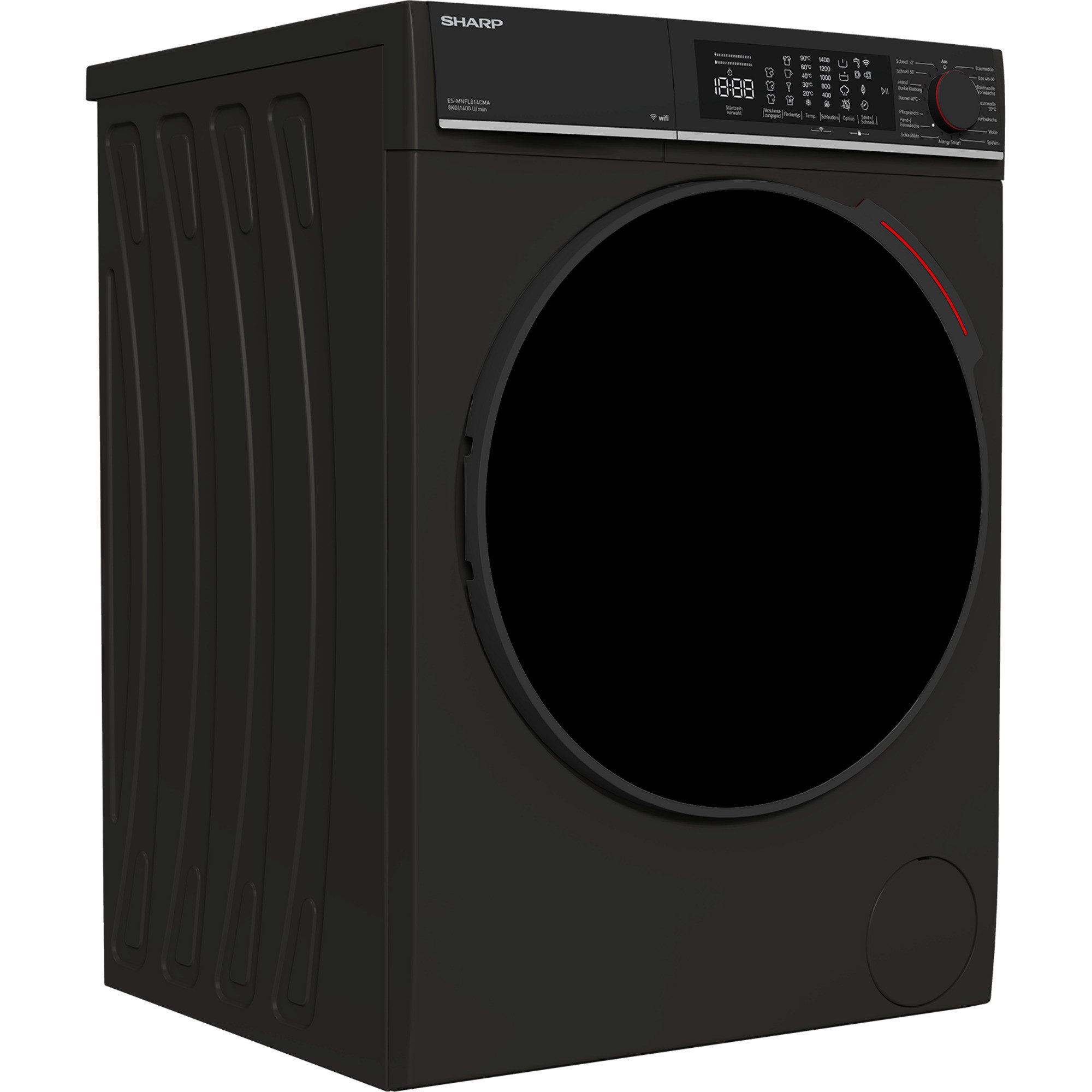 Sharp Waschmaschine 10841989, 8 kg, 1400 U/min
