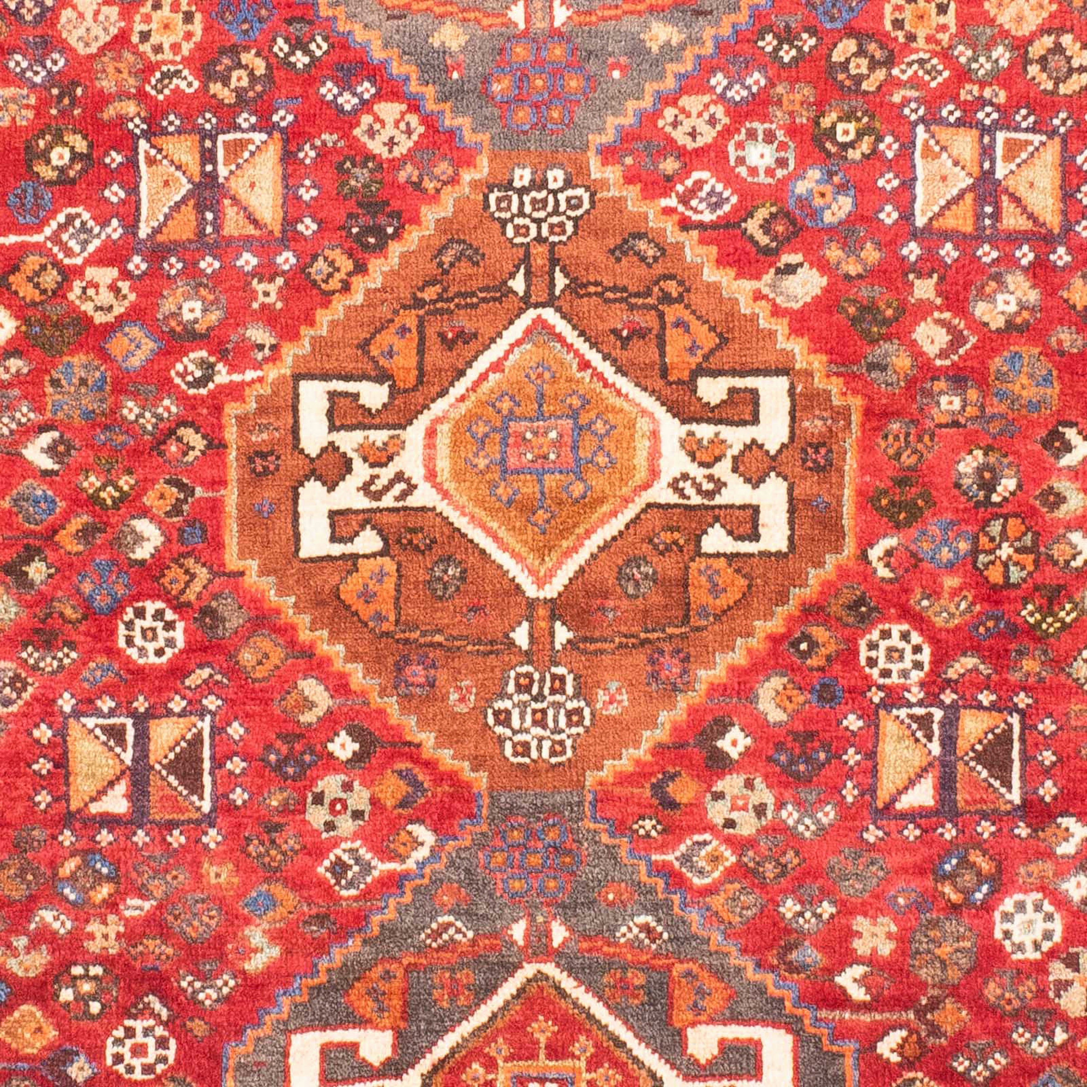 Orientteppich Perser - 112 morgenland, mm, x - 155 10 Wohnzimmer, - cm Einzelstück rechteckig, mit rot, Zertifikat Höhe: Nomadic Handgeknüpft