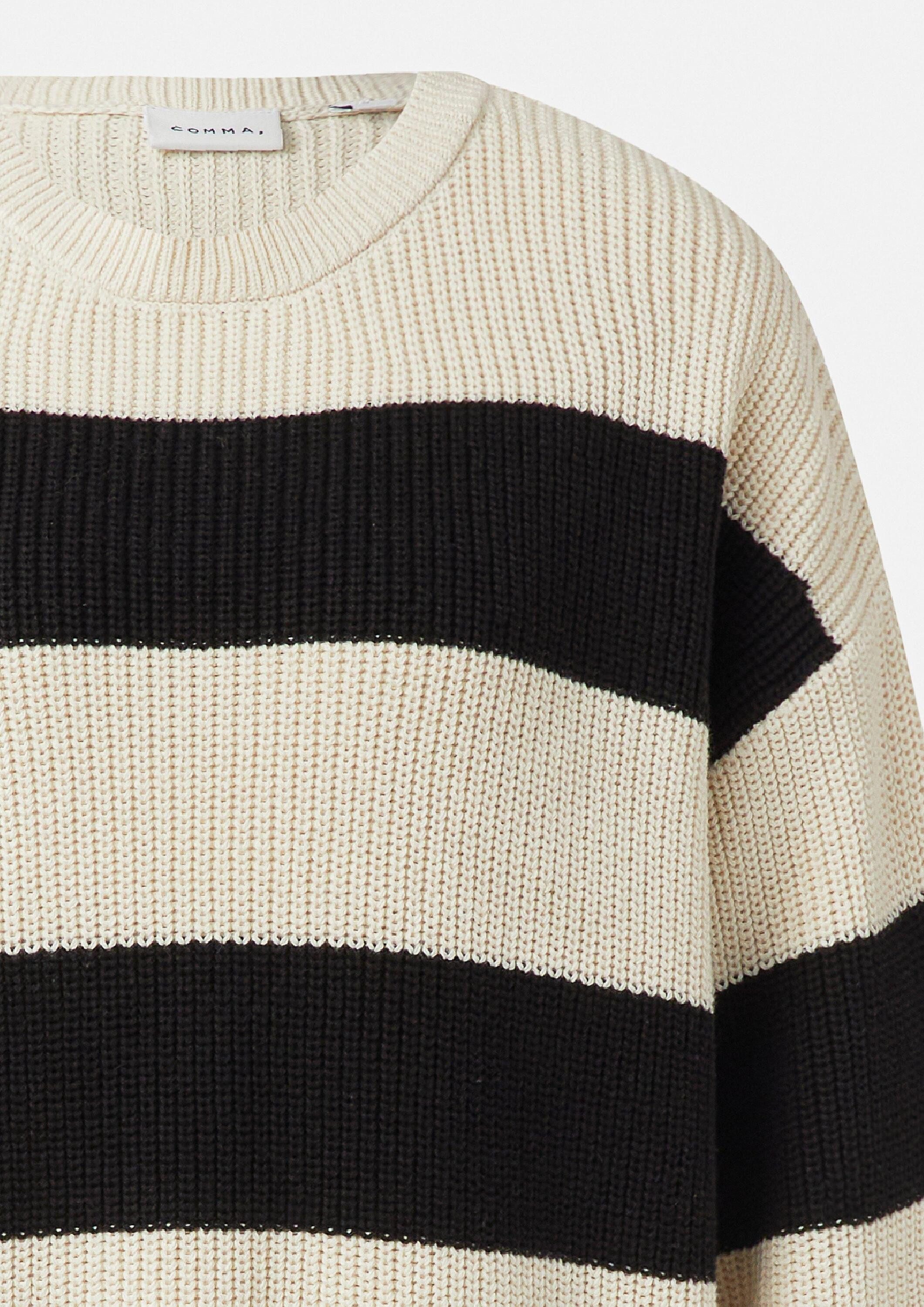 comma Longpullover Strickpullover Oversize-Strickpullover