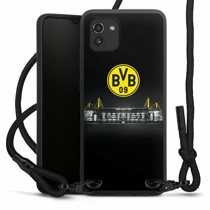 DeinDesign Handyhülle BVB Stadion Borussia Dortmund BVB Stadion Samsung Galaxy A03 Premium Handykette Hülle mit Band Case zum Umhängen