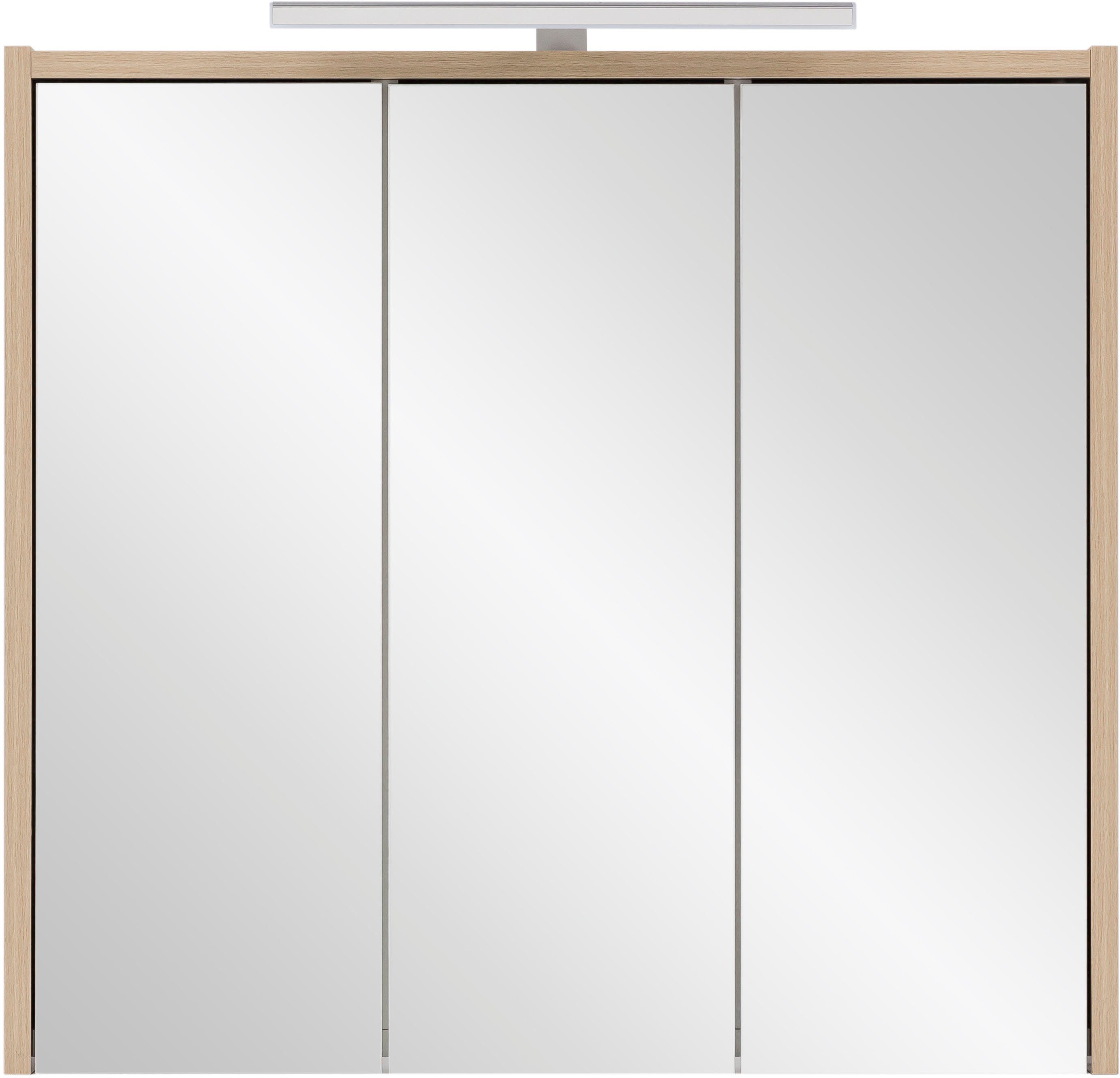 INOSIGN Spiegelschrank List Breite 65 cm eiche hell | eiche hell