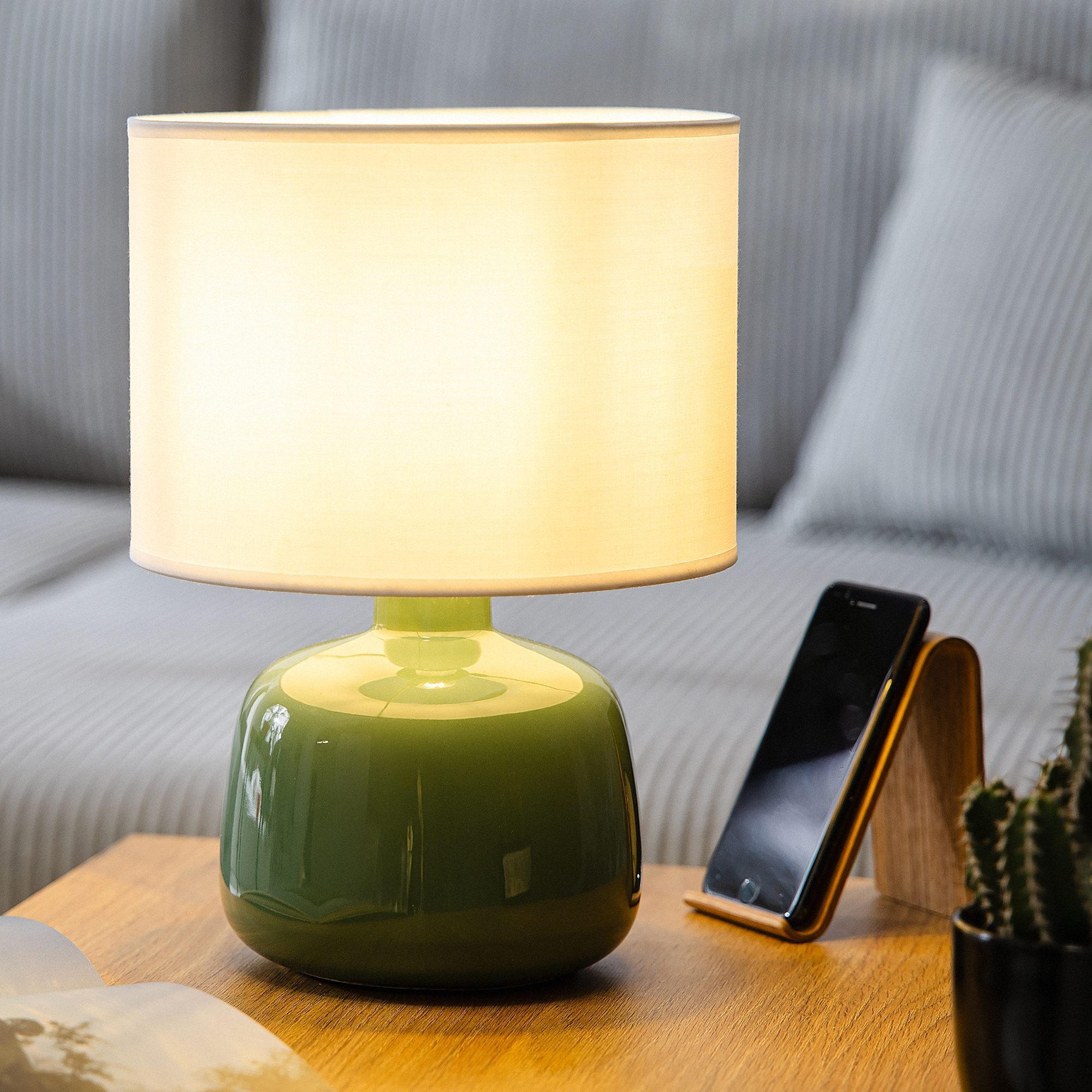 KONSIMO® Tischleuchte STIVUS Tischlampe Tischleuchte, ohne Leuchtmittel, Pa günstig online kaufen