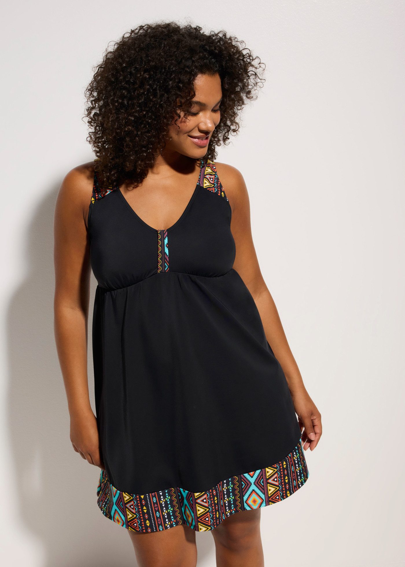 bonprix Badekleid aus Polyamid und Elasthan, mit Netzfutter, in vielen Größen erhältlich