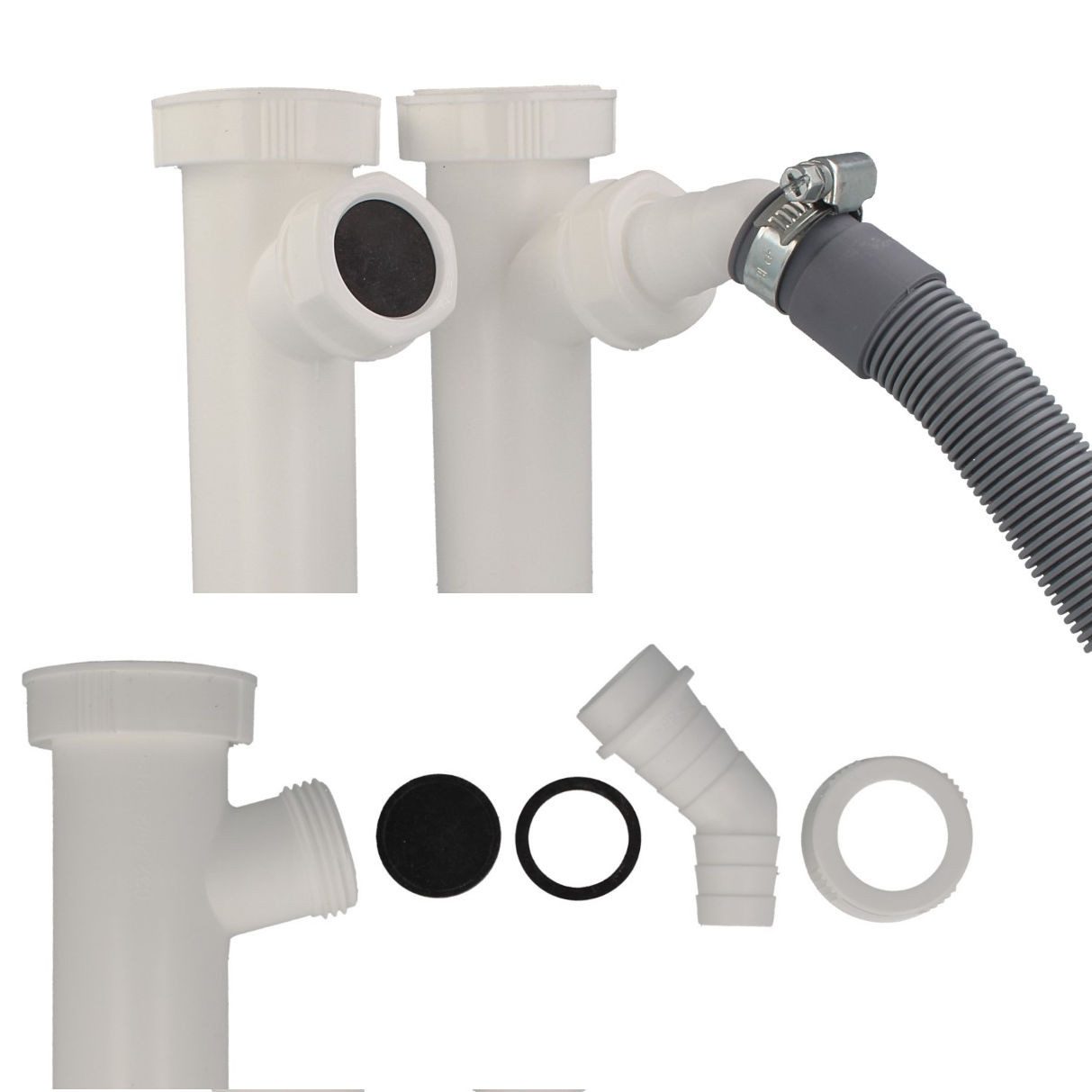 tecuro Siphon, 2 Geräteanschlüsse