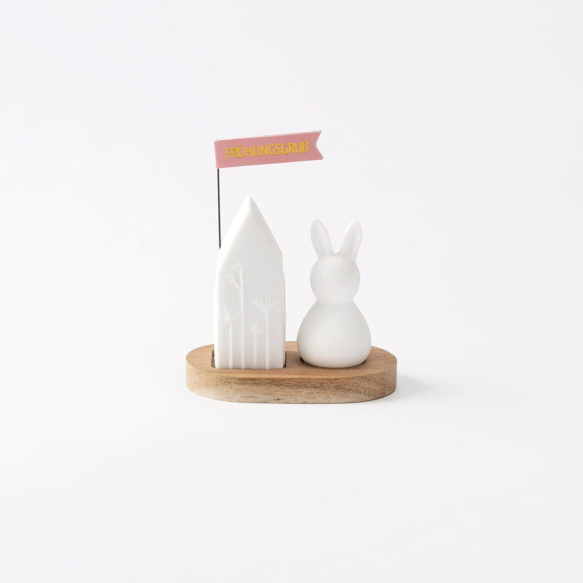 Räder Design Dekoobjekt Hasengruß „Frühlingsgruß“ von räder design - Dekoration Porzellan