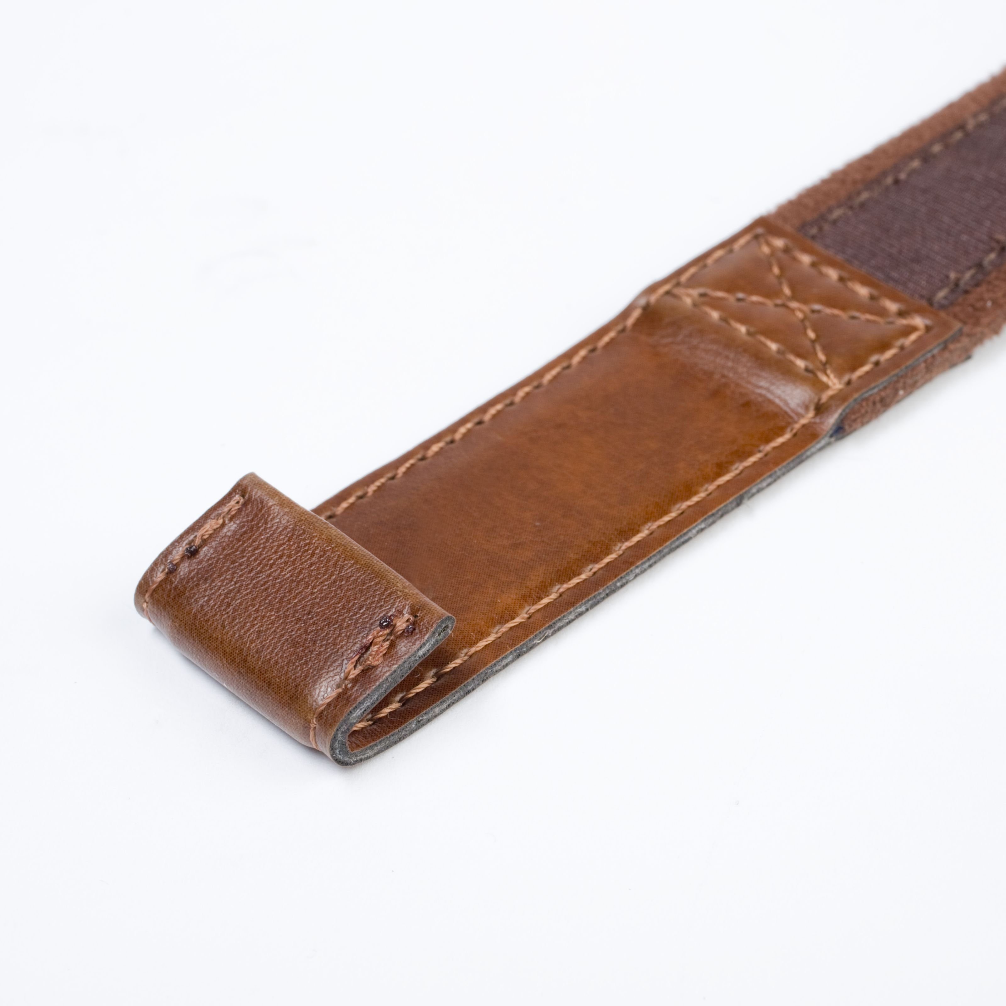 RightOn! Straps Gitarrengurt, Nylon Hook Brown - Gitarrengurt