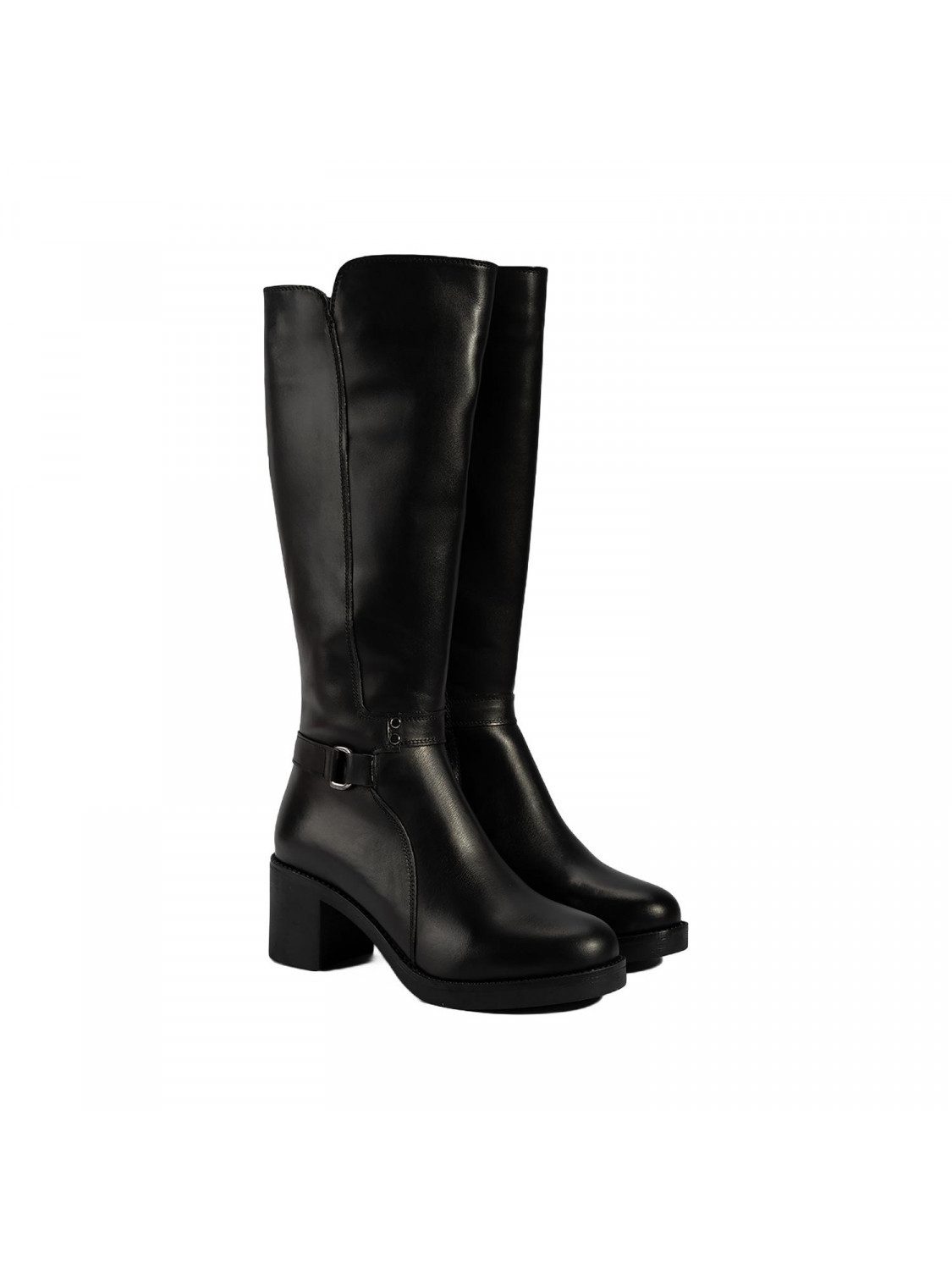 Desa Desa Damen-Stiefeletten mit hohem Absatz – Obermaterial aus Leder, zum günstig online kaufen