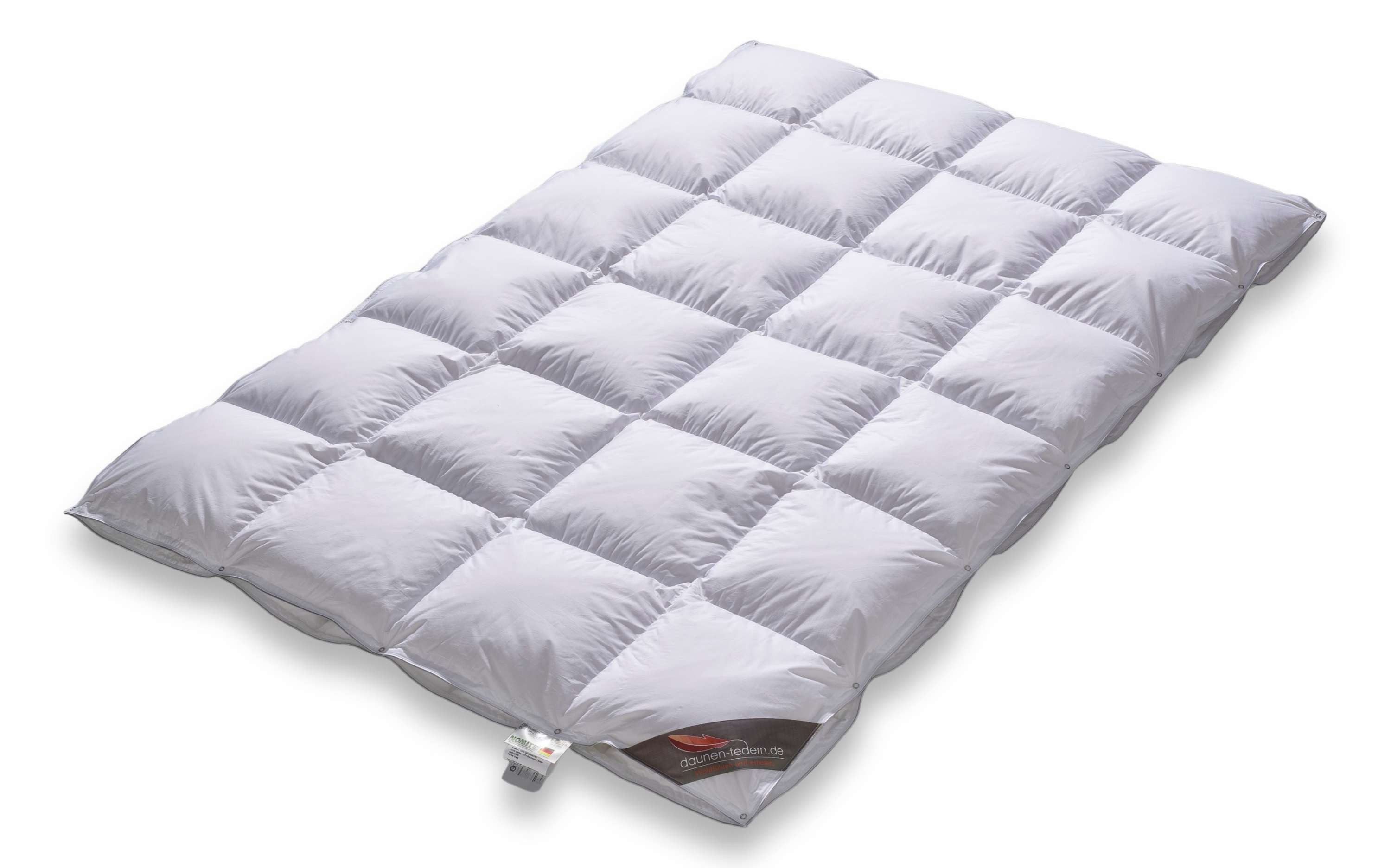 daunen-federn.de 4-Jahreszeitenbett 4-Jahreszeitenbett 100 % Daunen Comfort Class, Füllung: 100 % Gänsedaunen, allergikerfreundlich