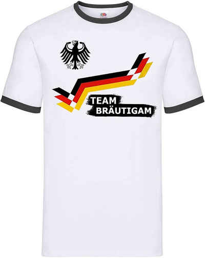 Youth Designz Print-Shirt JGA Bräutigam & Team Bräutigam Herren T-Shirt mit lustigem Spruch Aufdruck