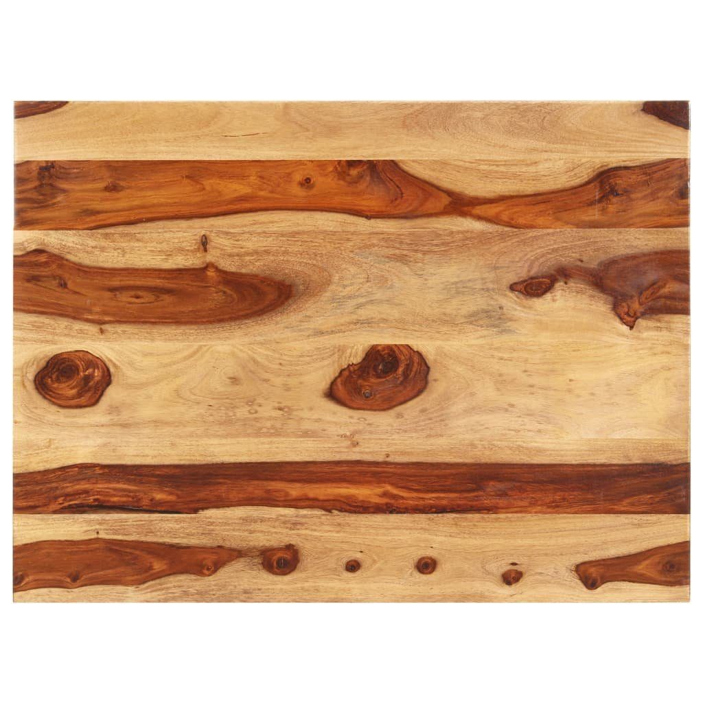 vidaXL Tischplatte Tischplatte Massivholz Palisander 25-27 mm 60×70 cm (1 St)