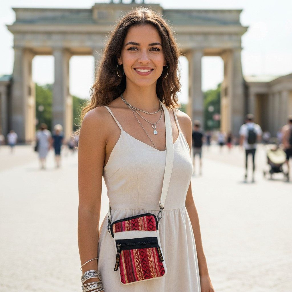 Guru-Shop Schultertasche Brustbeutel, Passporttasche, Mini Crossbody Bag.. günstig online kaufen