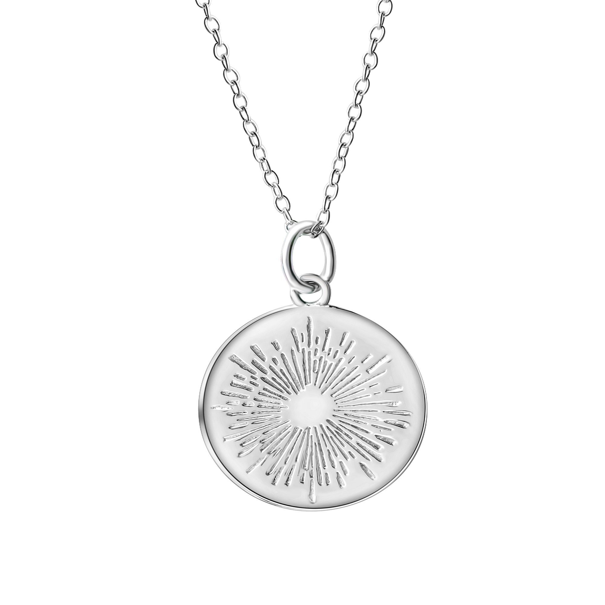 Kette mit Anhänger 925/- Sterling Silber rhodiniert