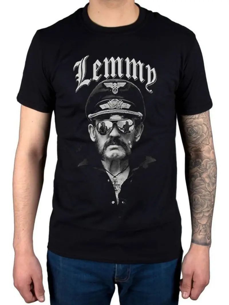 Print-Shirt LEMMY KILMISTER T-Shirt Motorhead Black