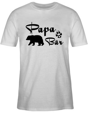 Shirtracer T-Shirt Papa Bär Lettering Vatertag Geschenk für Papa