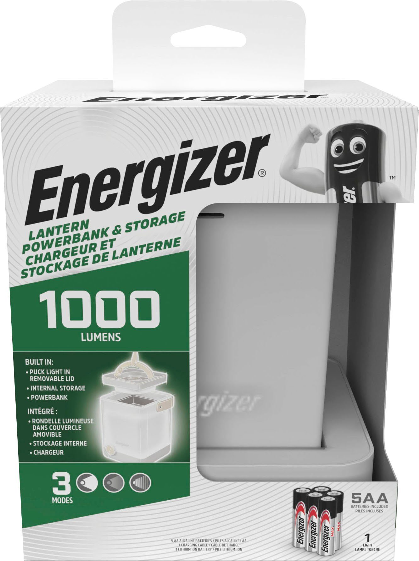 Energizer Taschenlampe Hybrid Power Light Cube