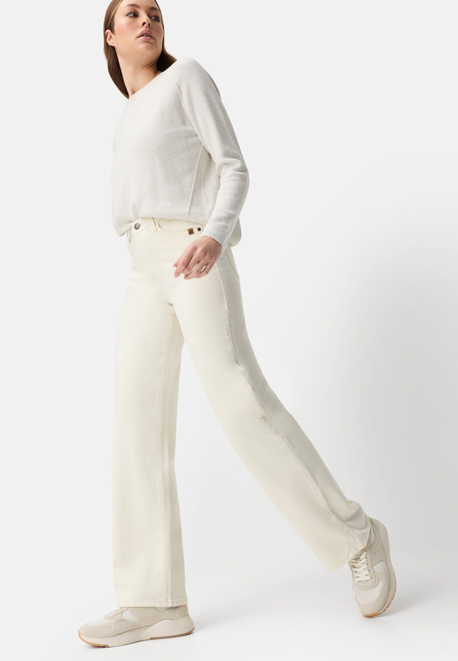 camel active 5-Pocket-Jeans Wide Leg Denim Loose Fit