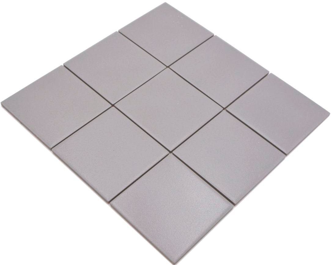 Mosani Mosaikfliesen Mosaik Fliese Wand Keramik Steingrau Rutschsicher Rutschhemmend