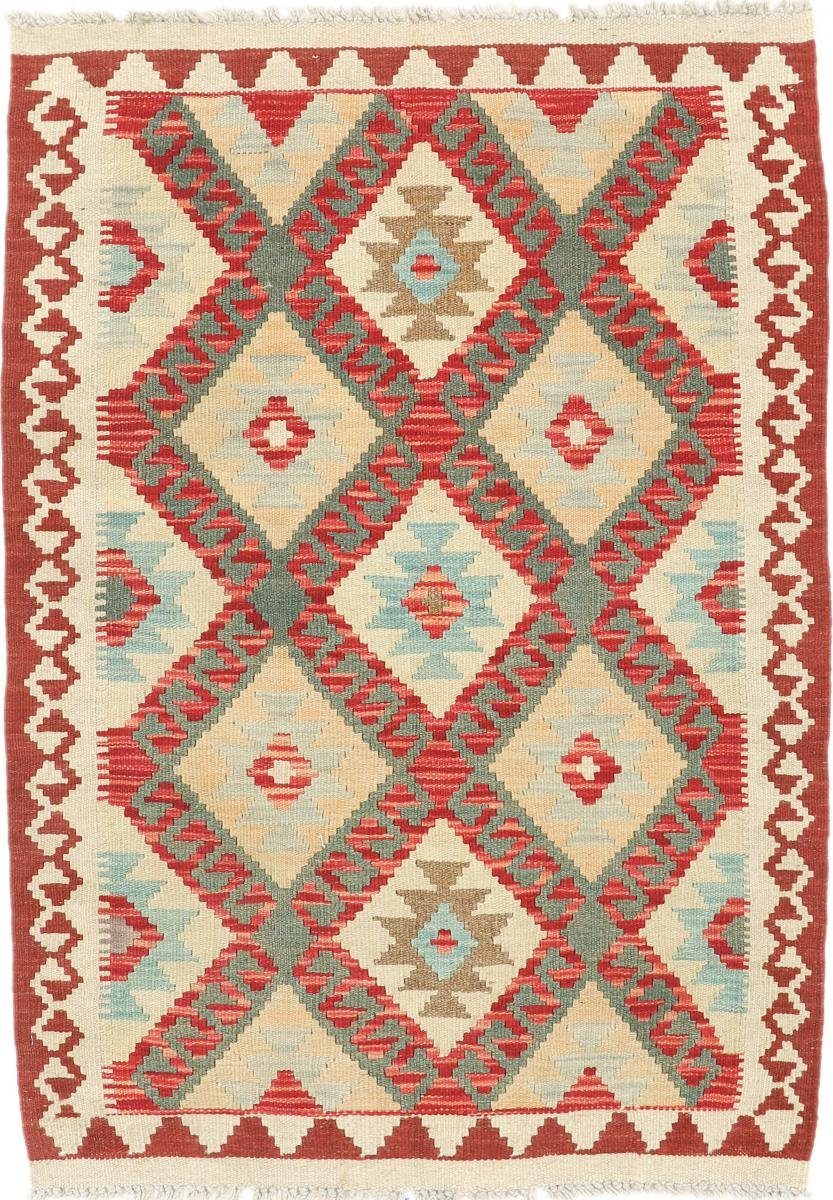 Orientteppich Kelim Afghan 82x116 Handgewebter Orientteppich, Nain Trading, rechteckig, Höhe: 3 mm