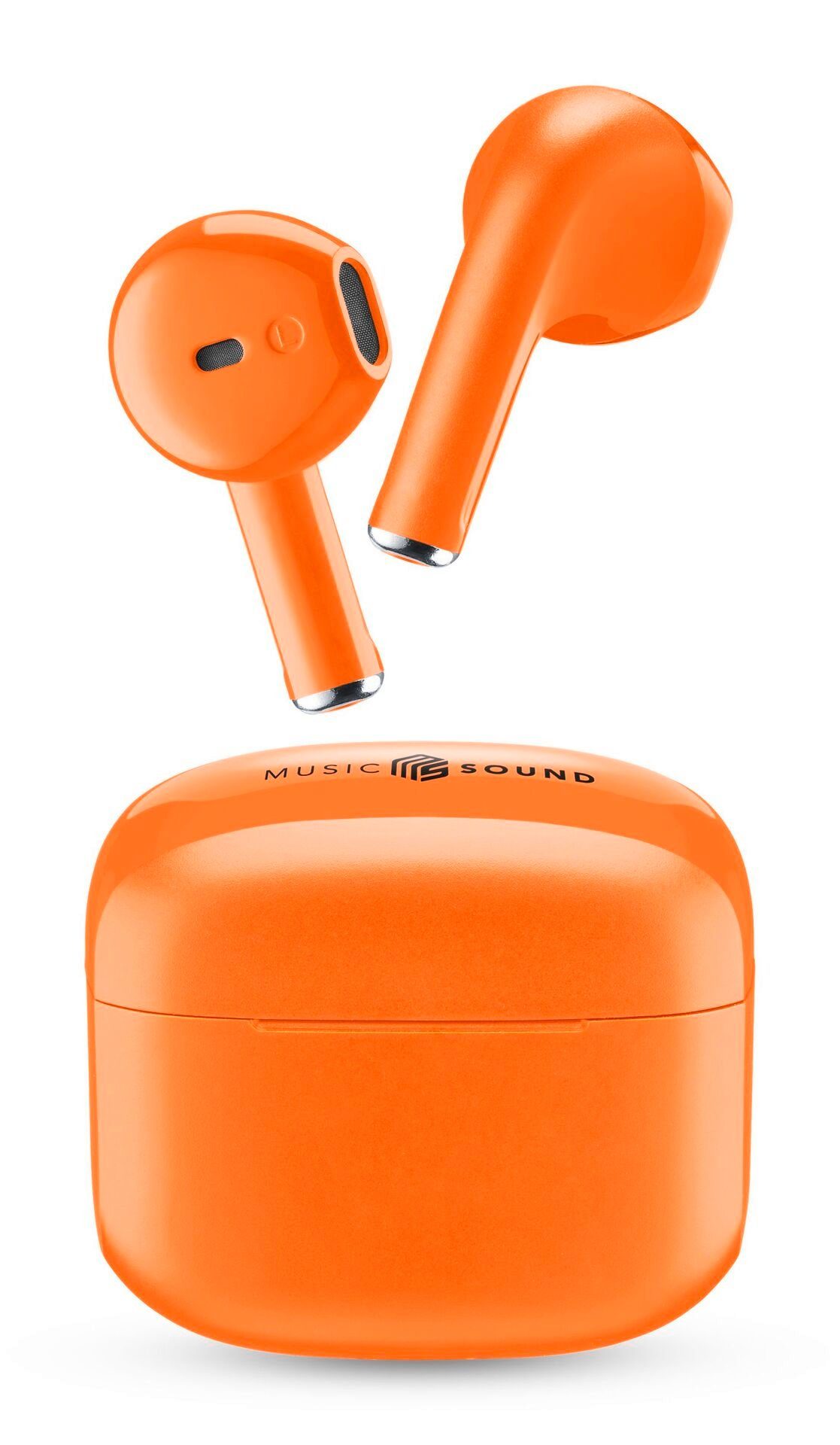 Orange wireless Kopfhörer SWAG MS BT Cellularline In-Ear-Kopfhörer