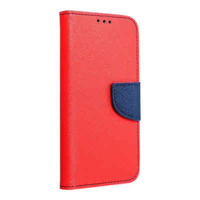 cofi1453 Handyhülle Buch Tasche "Fancy" für Huawei Nova 8i Rot-Blau 6,67 Zoll, Kunstleder Schutzhülle Handy Wallet Case Cover mit Kartenfächern, Standfunktion