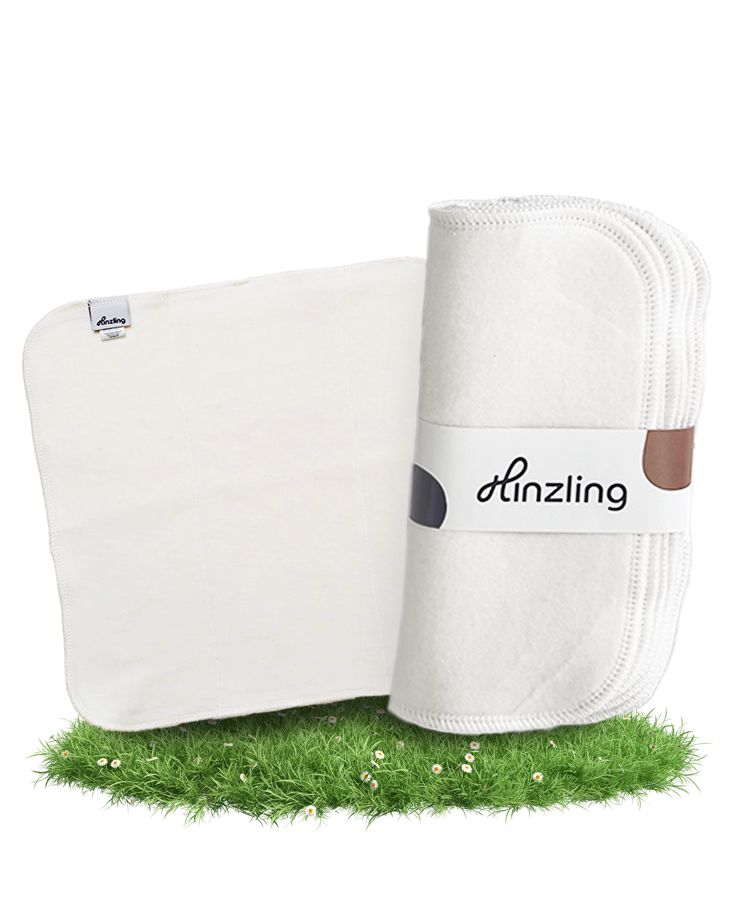 Hinzling Stoffwindeln Prefolds – Saugstarke Stoffwindel Einlagen – waschbar