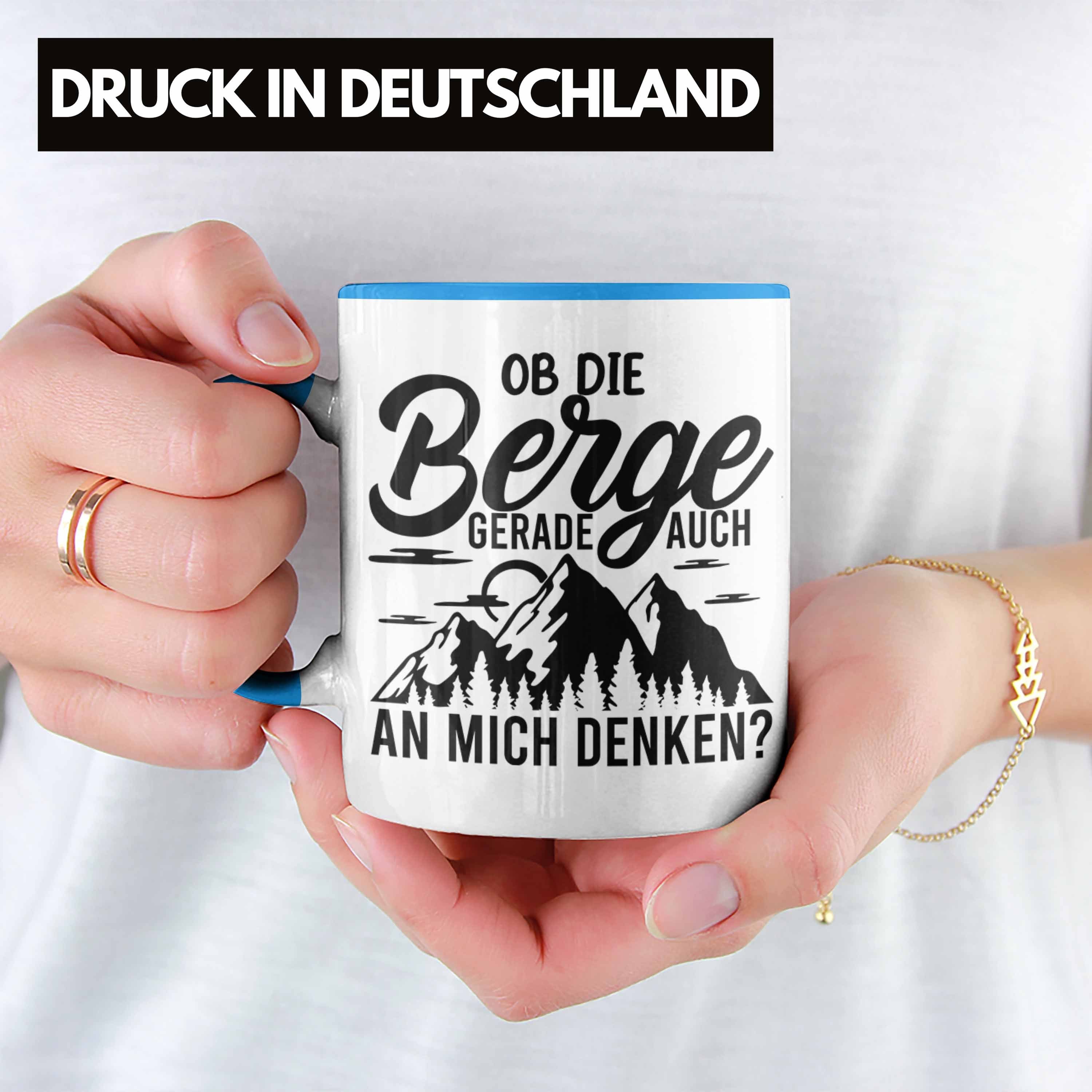 Tasse Mich Auch Wandern Berge - Geschenke Die Wanderer Trendation Trendation Blau Tasse Geschenk Denken Ob Geschenkidee Alpen Berge An