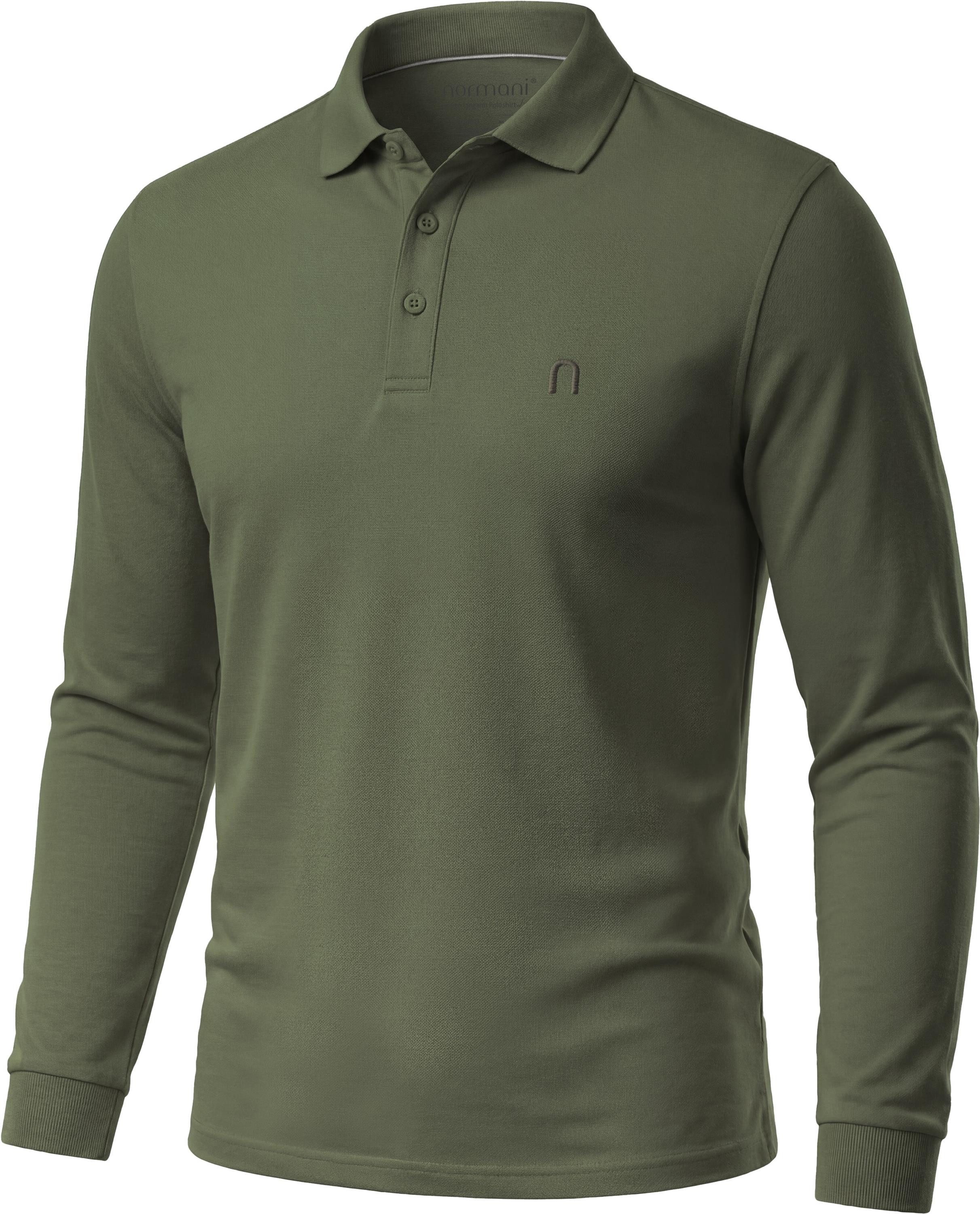 Langarmshirt Herren Langarm Poloshirt Lyroe