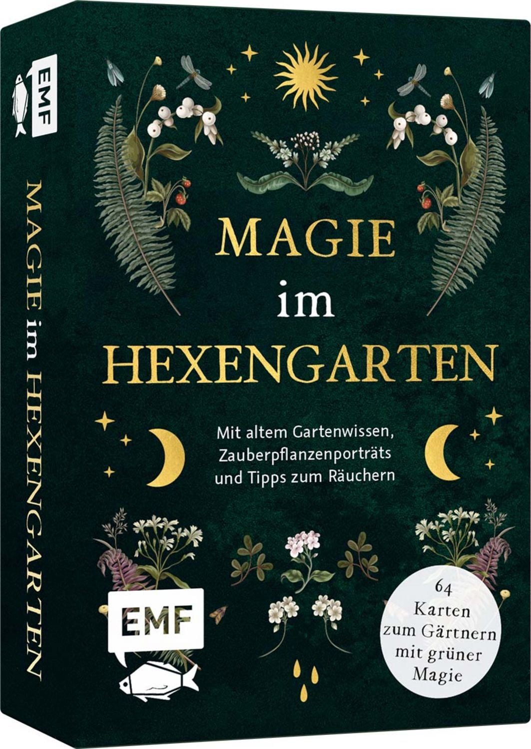 Kartenset: Magie im Hexengarten – 64 Karten zum Gärtnern mit grüner Ma / Minerva Winter
