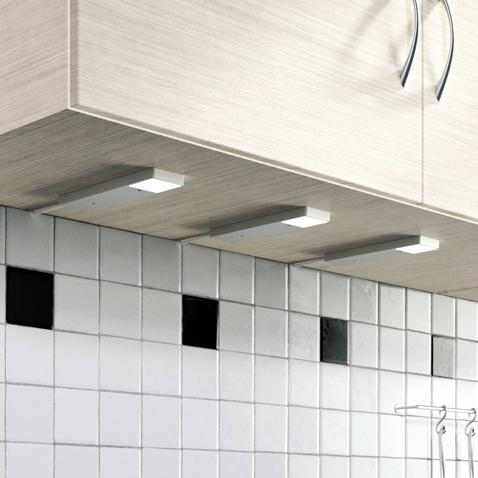 Lindby Unterschrankleuchte Amaryll, 3 x 2,2 W LED, warmweiß