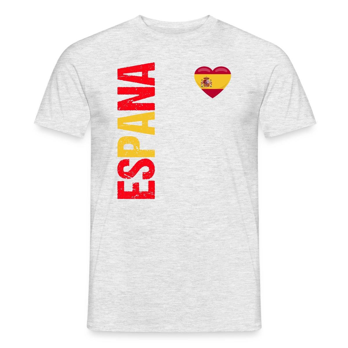 Spreadshirt T-Shirt Spanien Flagge, Spanien Fußball, Espana Männer T-Shirt (1-tlg)