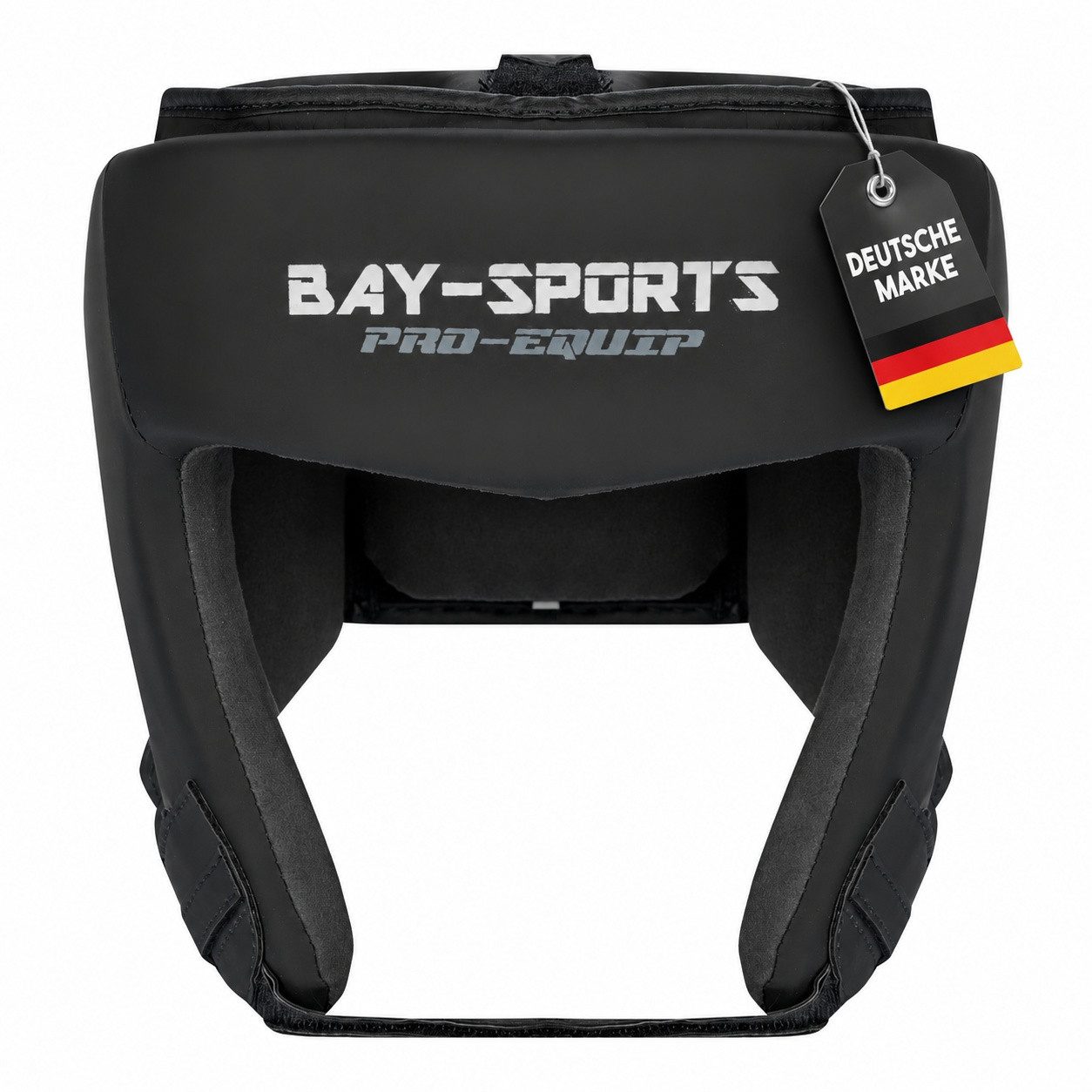BAY-Sports Kopfschutz Iron Mind Boxen Kickboxen Kopfschützer Muay Thai Thaiboxen Vollkontakt (Kunstleder, Stück), Schädeldeckenpolsterung, schützt Kopf, Hinterkopf und Schädeldecke