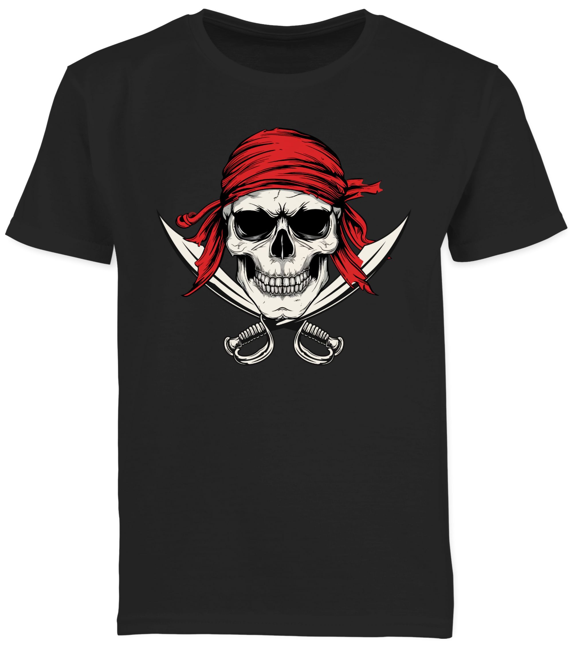 Shirtracer T-Shirt Böser Pirat, Piraten Totenkopf, Pirates, Seeräuber, Freibeuter (1-tlg) Pirat