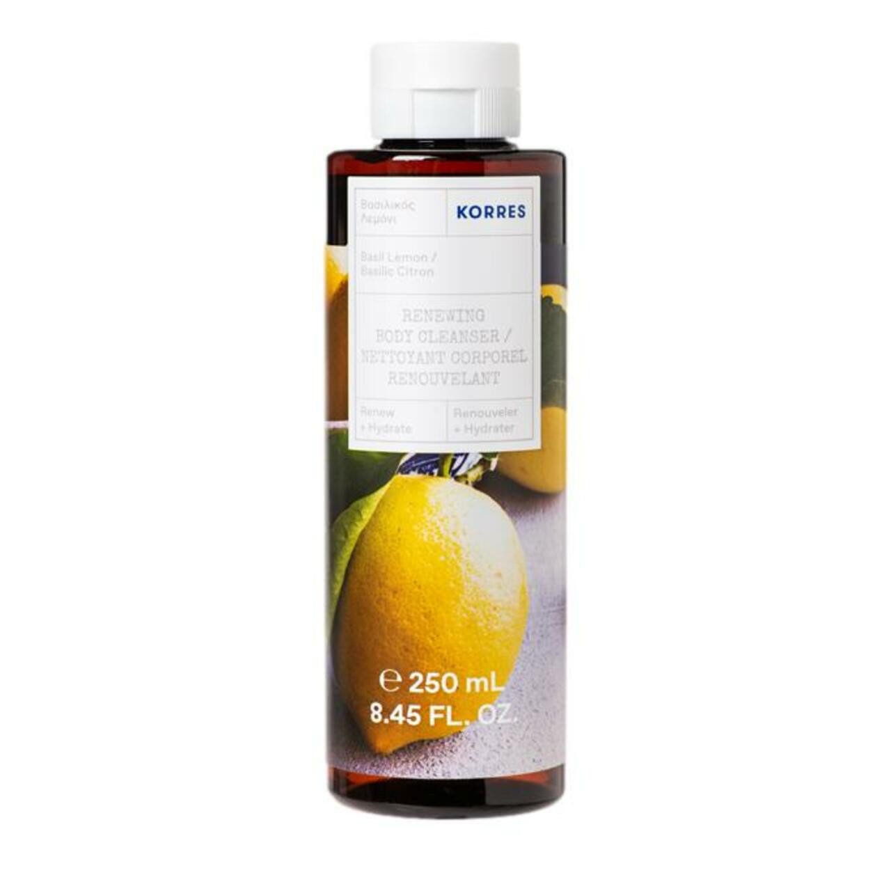 Korres Duschgel Basil Lemon Revitalisierendes Duschgel