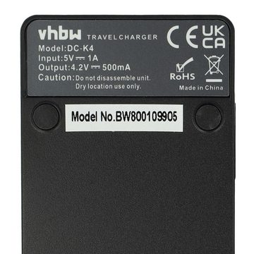 vhbw passend für Canon Vixia HF M50, HF M52, HF R32, HF R300, HF M500, HF Kamera-Ladegerät