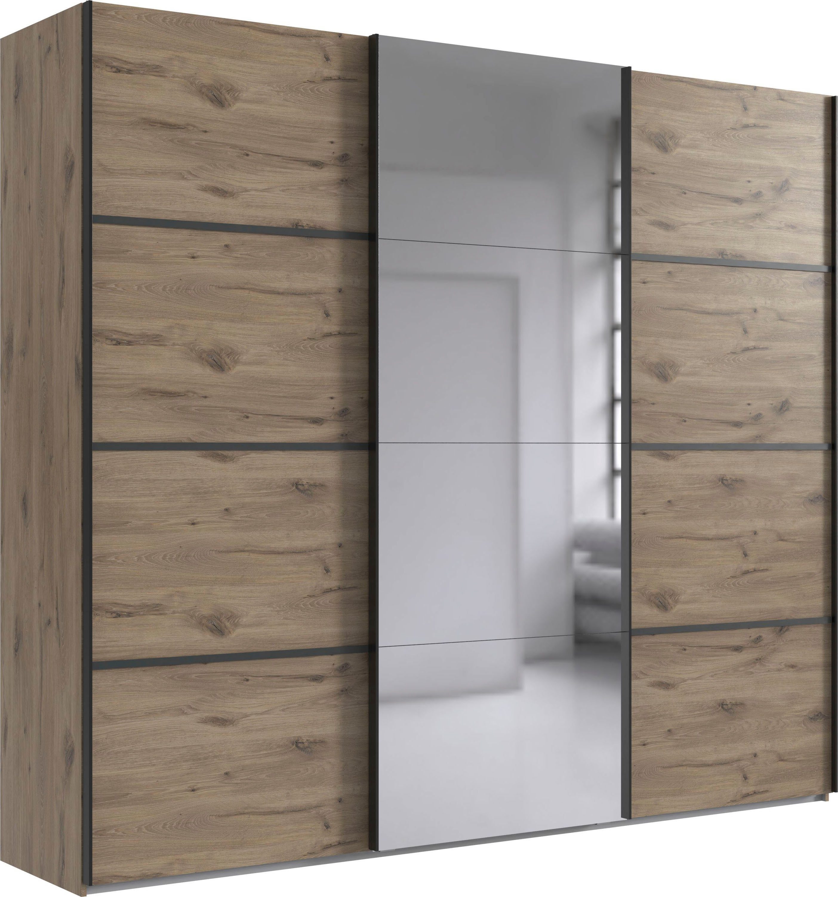Wimex Schwebetürenschrank Jork Kleiderschrank mit Spiegel, günstig online kaufen