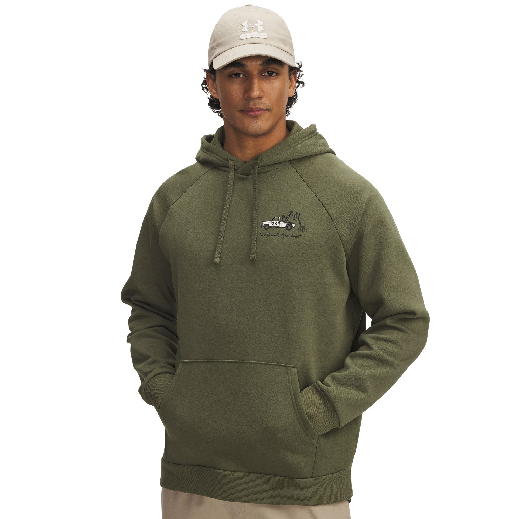 Fleecepullover Under Armour Herren Kapuzenpullover Rival Fleece Logo Hoodie 6003955