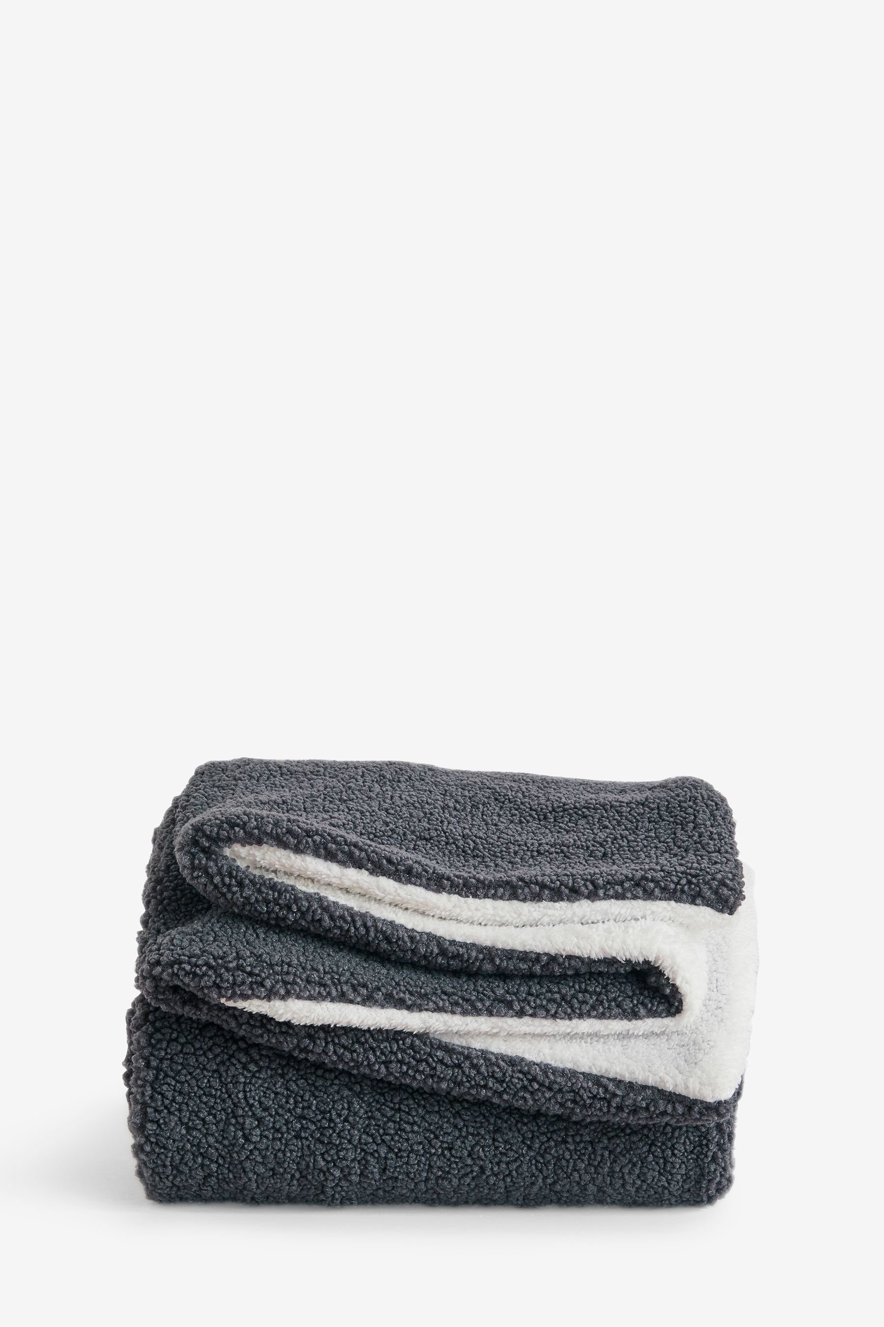 Idea Nuova Fleece-Überwurf – Geometrisches Design, 50 X 60 Cm, Superweich