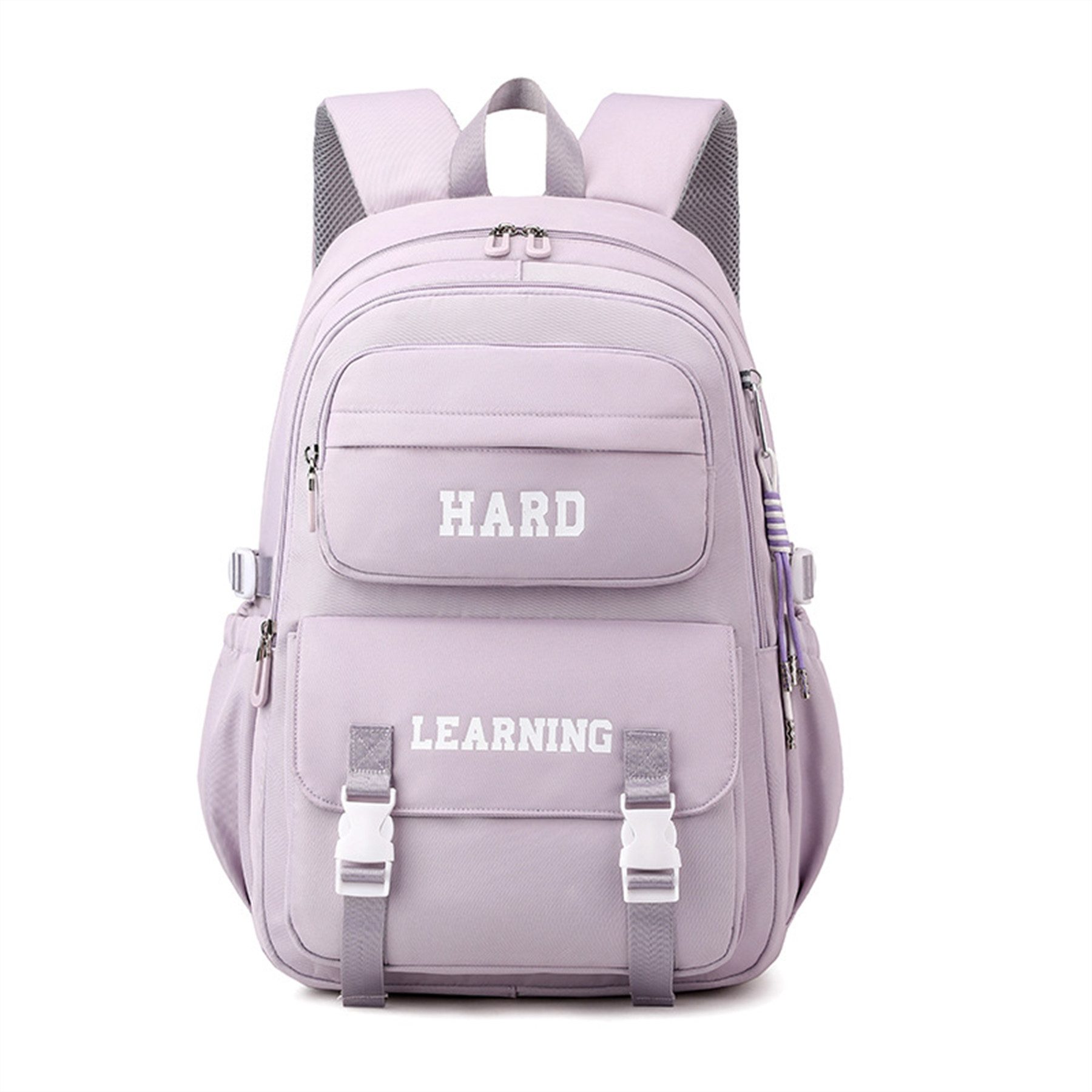 Mutig Schulrucksack Schulrucksack Teenager,große Kapazität Schulranzen Mit Trolleyband (Wasserdicht Lässiger Schulranzen,Unisex Geeignet für Teenager, Dieser Schulrucksack ist aus Polyester,wasserdicht verschleißfest), Geeignet für jugendliche zum Schulbe