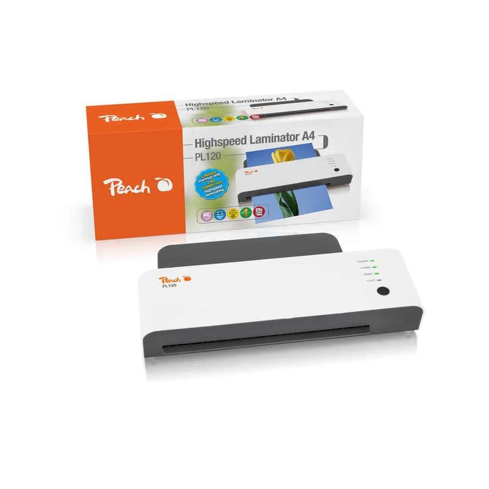 Peach Laminiergerät Peach PL120 Laminiergerät Heisslaminator 600 mm/min Weiß