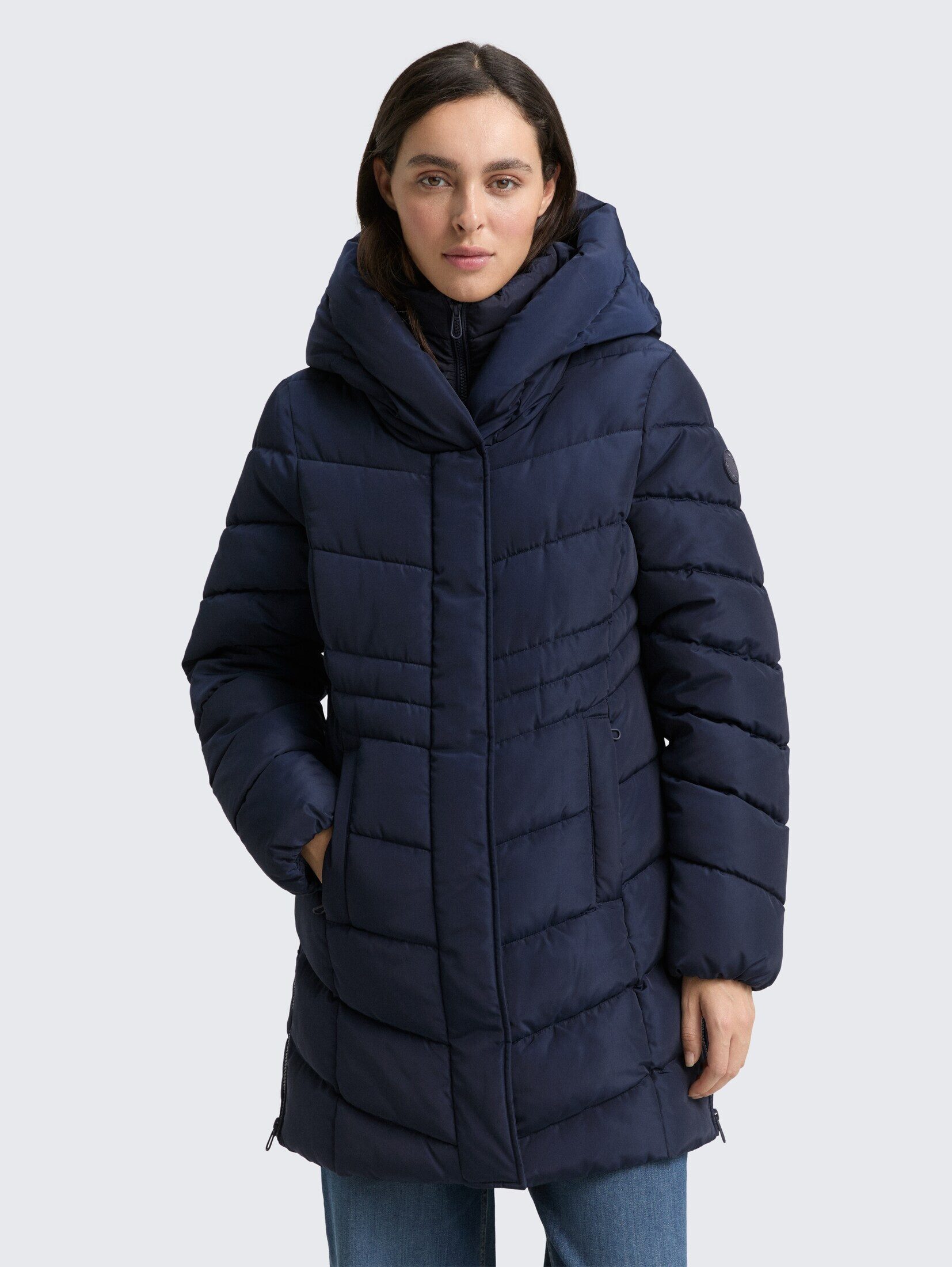 TOM TAILOR Steppmantel Jacken Puffer-Mantel im 2-in-1-Look