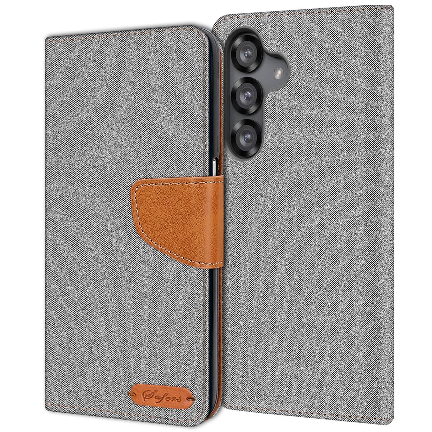 CoolGadget Handyhülle Denim Schutzhülle Flip Case für Samsung Galaxy S26+ 6,7 Zoll, Book Cover Handy Tasche Jeans Hülle für Samsung S26 Plus Klapphülle