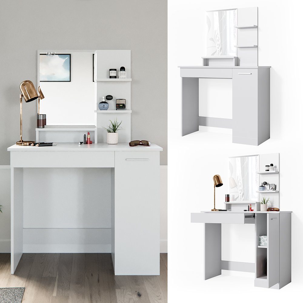 Vicco Schminktisch Julia, Weiß, 90 cm günstig online kaufen