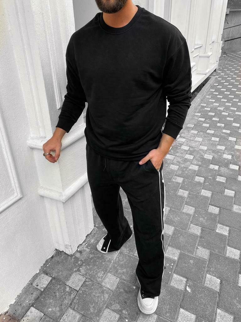 Megaman Jeans Rundhalspullover Oversize Pullover Herren günstig online kaufen