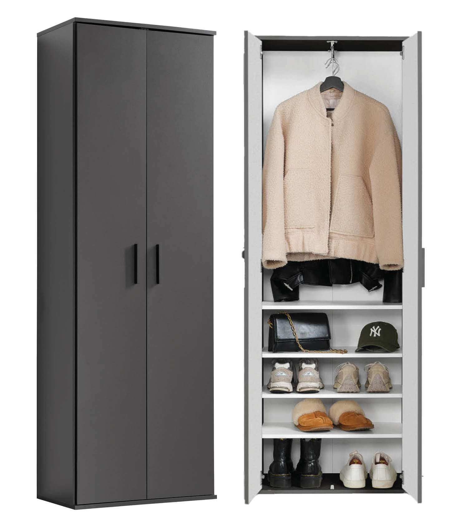 mokebo Mehrzweckschrank Der Lange (mit Kleiderstange) günstig online kaufen