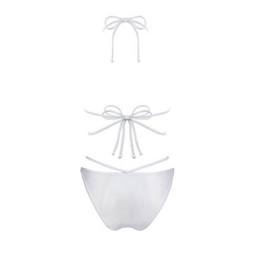 Obsessive Badekleid OB Blancossa bikini white S Freizeit, Flirten, Hochzeit, Party,Vorspiel, Verführung, Swingerclub