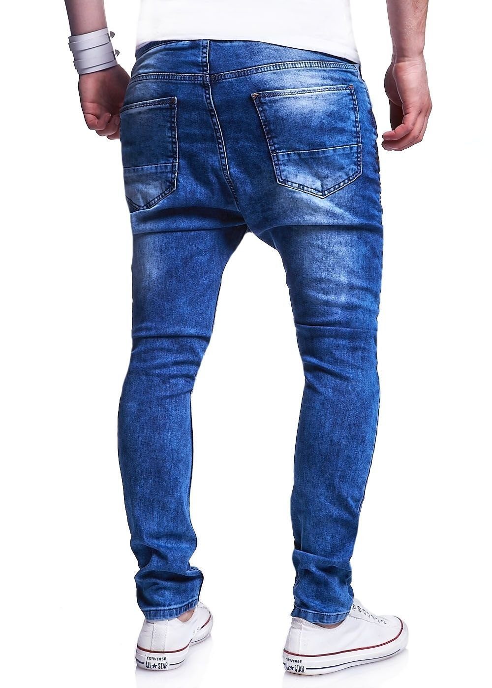behype Slim-fit-Jeans Mood im coolen Jogger-Stil