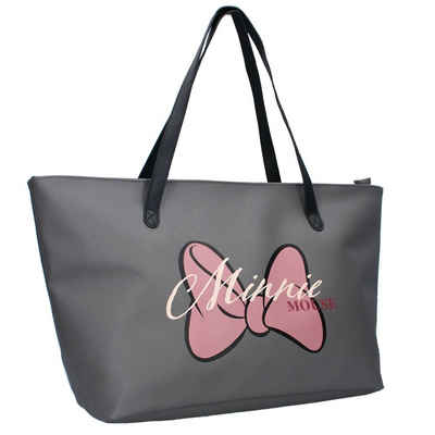 Disney Shopper Große Damen Shopping Bag Tasche Kunstleder Disney Minnie Mouse